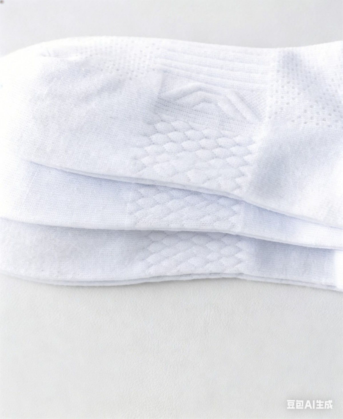 6 Pack Classic Plain White Casual Cotton Socks - Image 5
