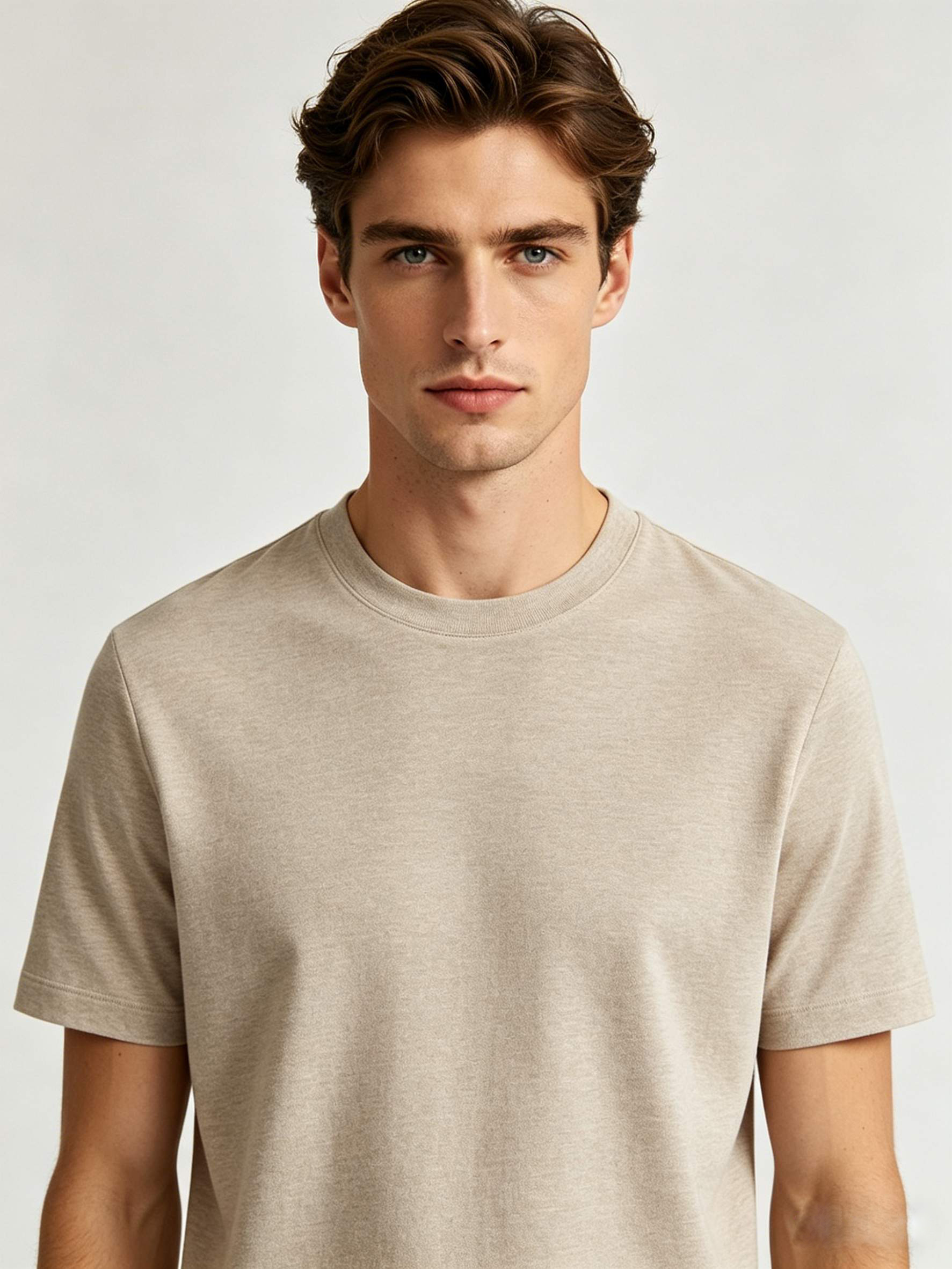 180G Couples Undershirts,Short Sleeve Crew T-Shirts - Image 2