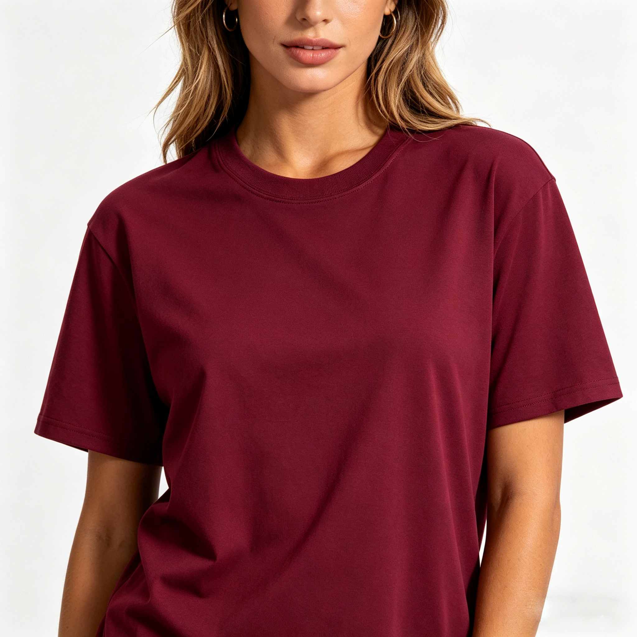 260G Heavyweight Cotton Oversized Drop Shoulder Tee - Image 3