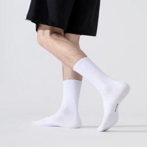 6 Pack Classic White Casual Cotton Socks