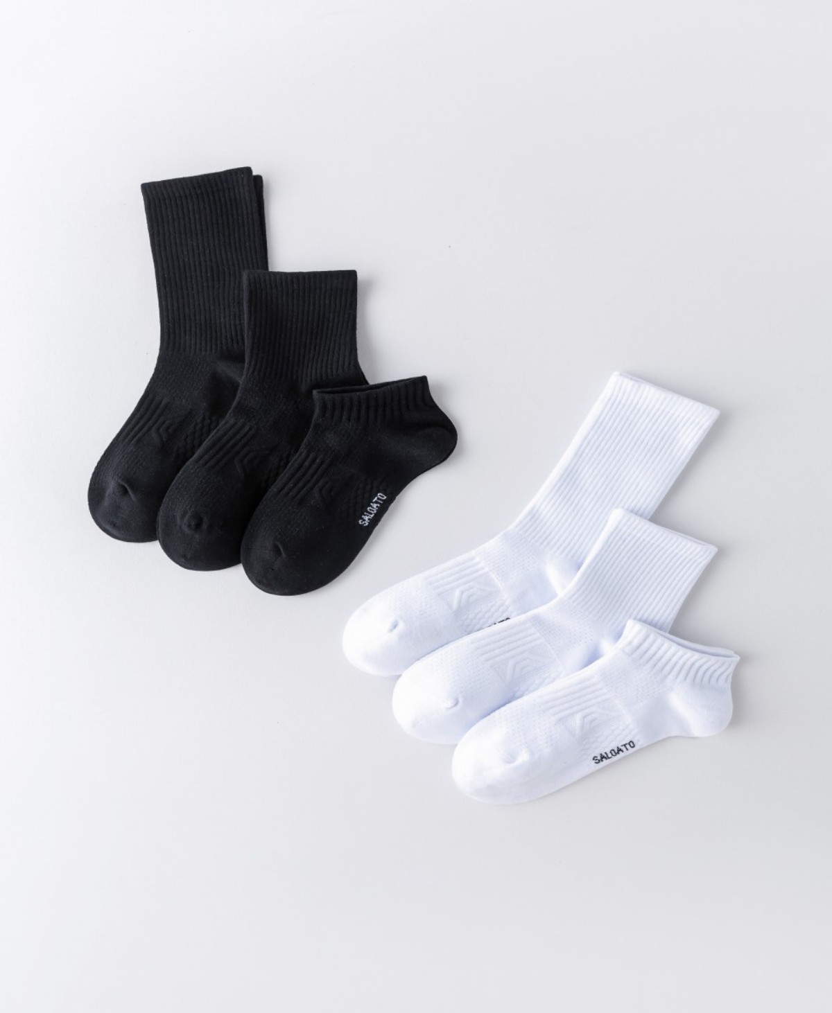 6 Pack Classic White Casual Cotton Socks - Image 4