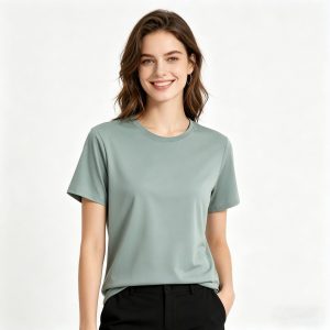 Couple Ice Silk Cooling Short Sleeve Shirts, Men & Women Quick Dry Athletic Tees
