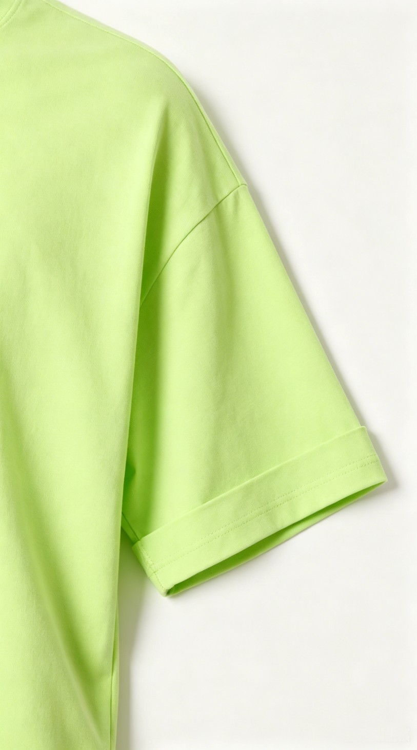 Men’s 180G high-quality pure cotton drop shoulder solid color short-sleeved T-shirt - Image 7