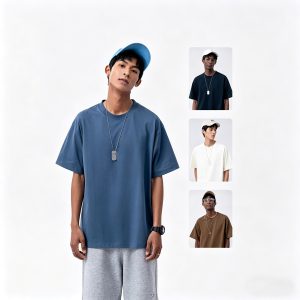 240G couples Drop Shoulder Oversize Tee Shirt