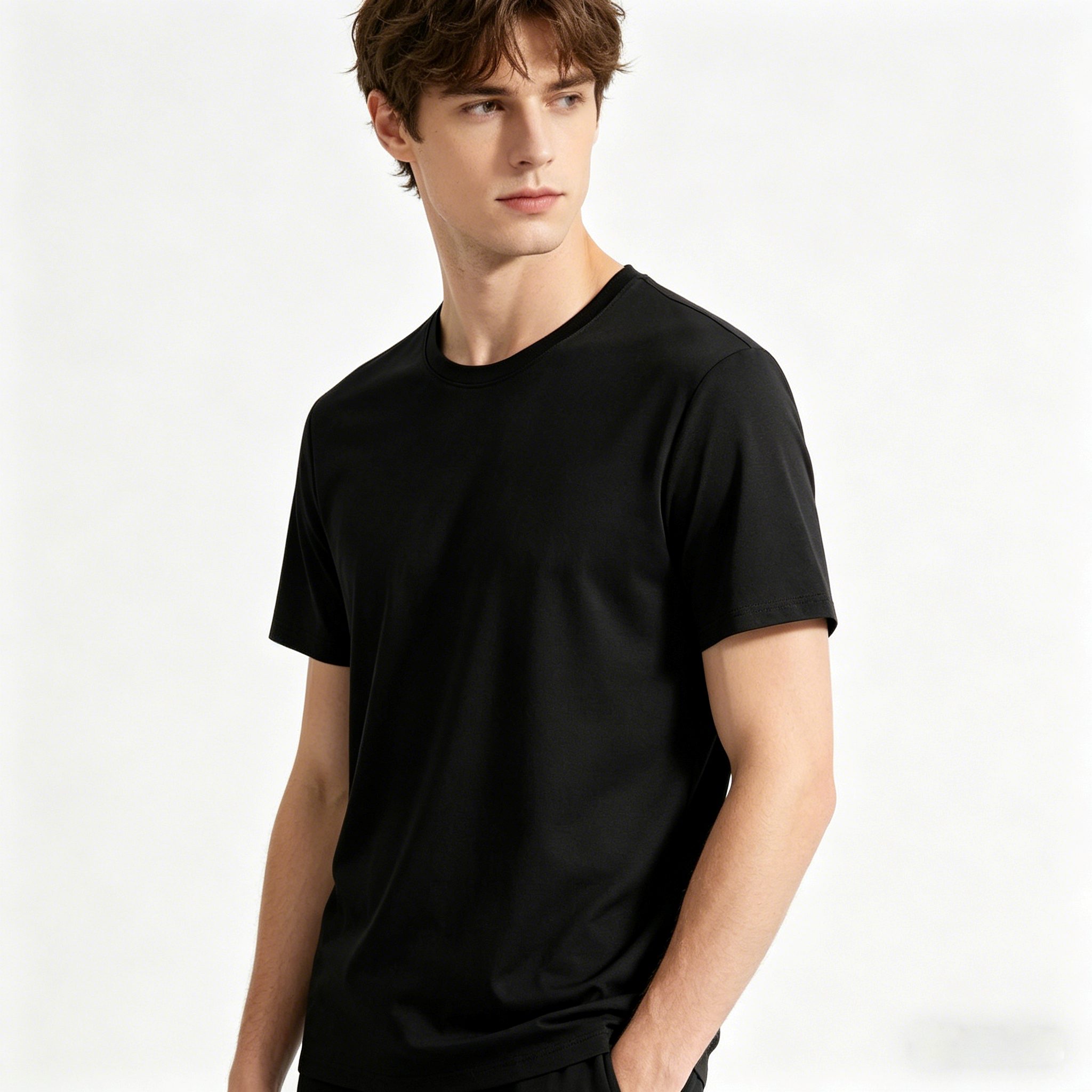 Couple Ice Silk Cooling Short Sleeve Shirts, Men & Women Quick Dry Athletic Tees - Image 3