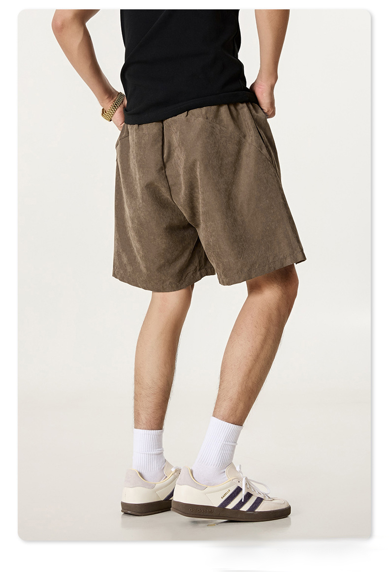 Men’s Polyester Quick‑Dry Beach Shorts, Lightweight Waterproof Casual Athletic Summer Shorts - Image 3