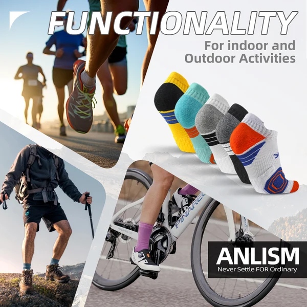 Cushioned Thick Low Cut Athletic Socks for running - Image 6