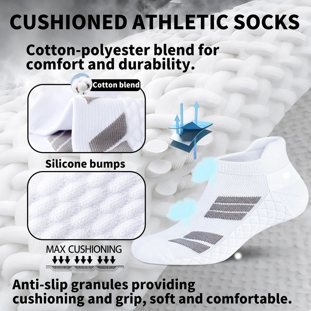 Ultra Light Tennis + Pickleball Sport Socks-Tab - Image 6