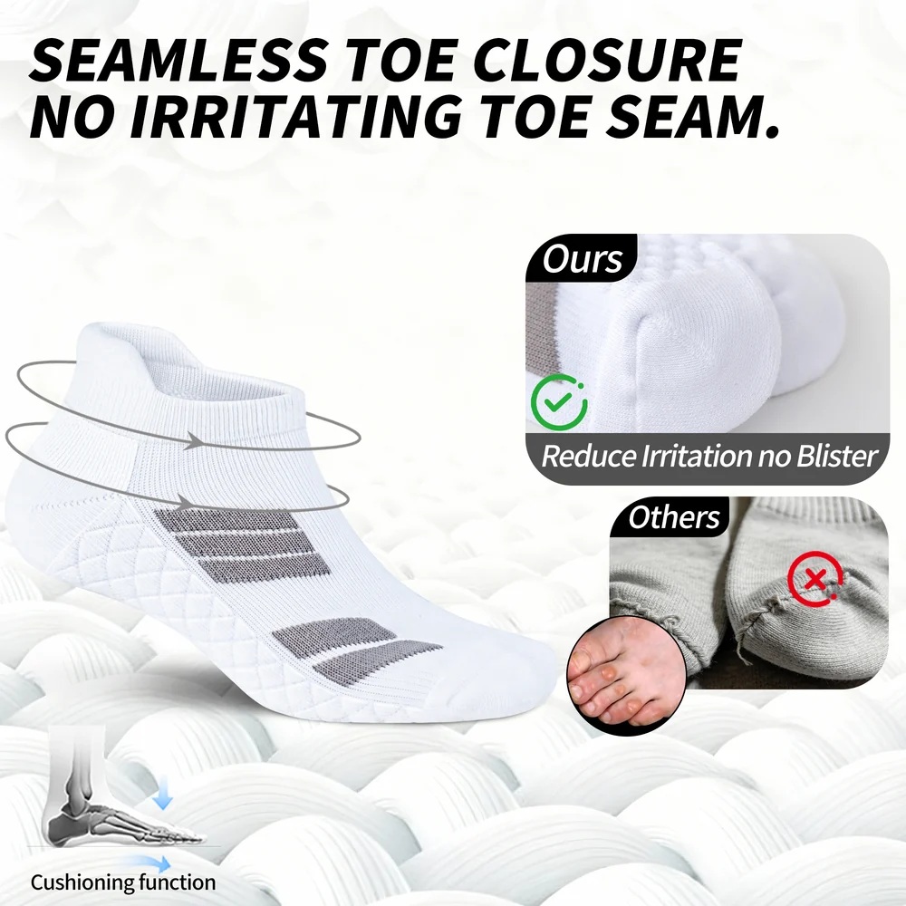 Ultra Light Tennis + Pickleball Sport Socks-Tab - Image 5