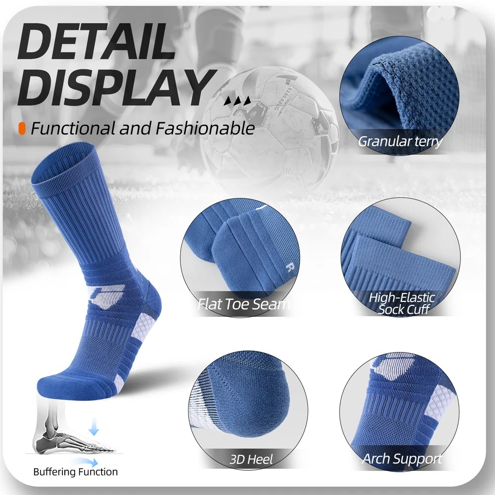 Crew Elite Basketball Socks-Crew - Image 4