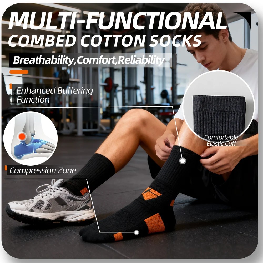 Crew Elite Basketball Socks-Crew - Image 3