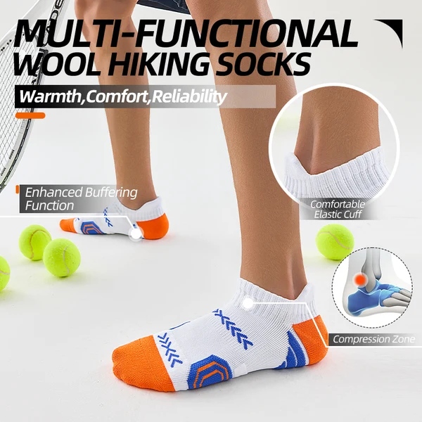 Cushioned Thick Low Cut Athletic Socks for running - Image 4