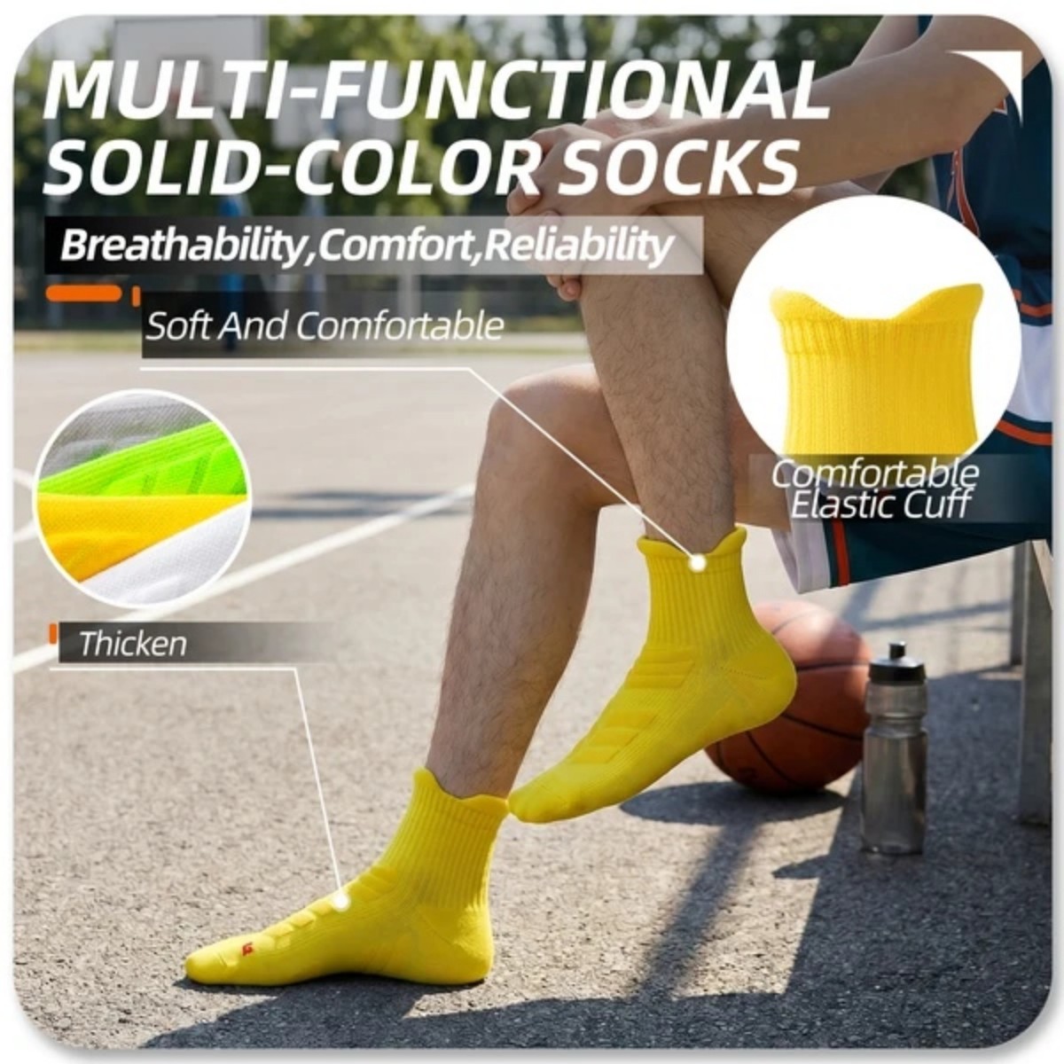 Sport Socks-Mini Crew Socks - Image 5