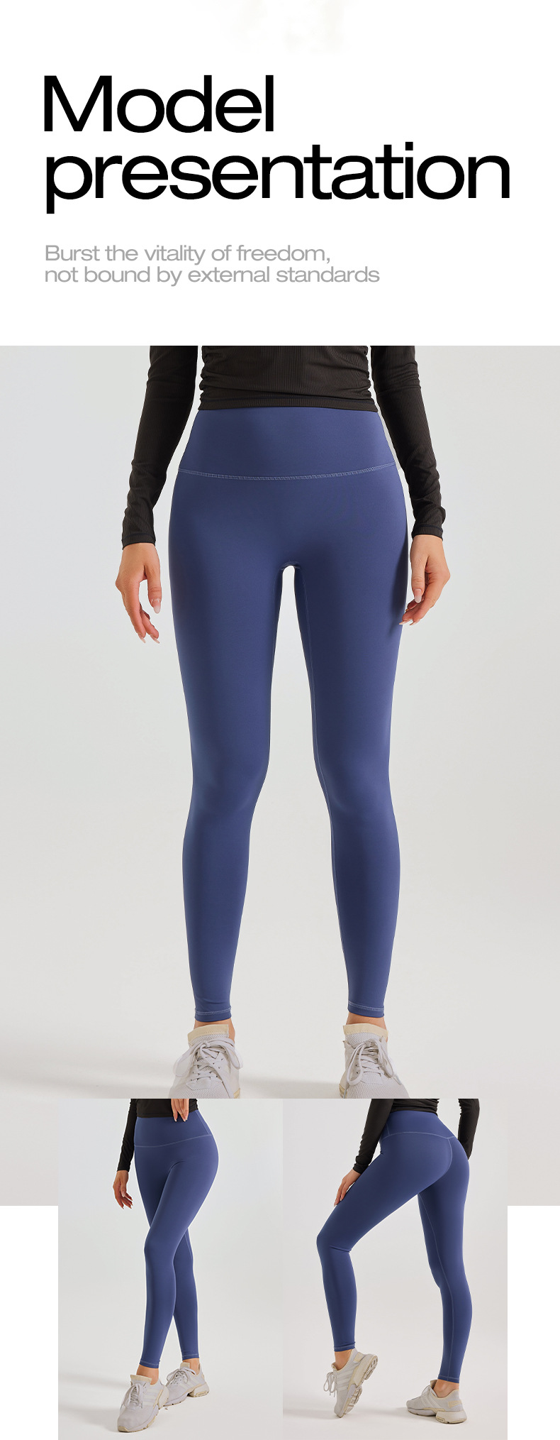Women's Stretch Tight Yoga Leggings for Running Workout Gym Fitness - Image 2