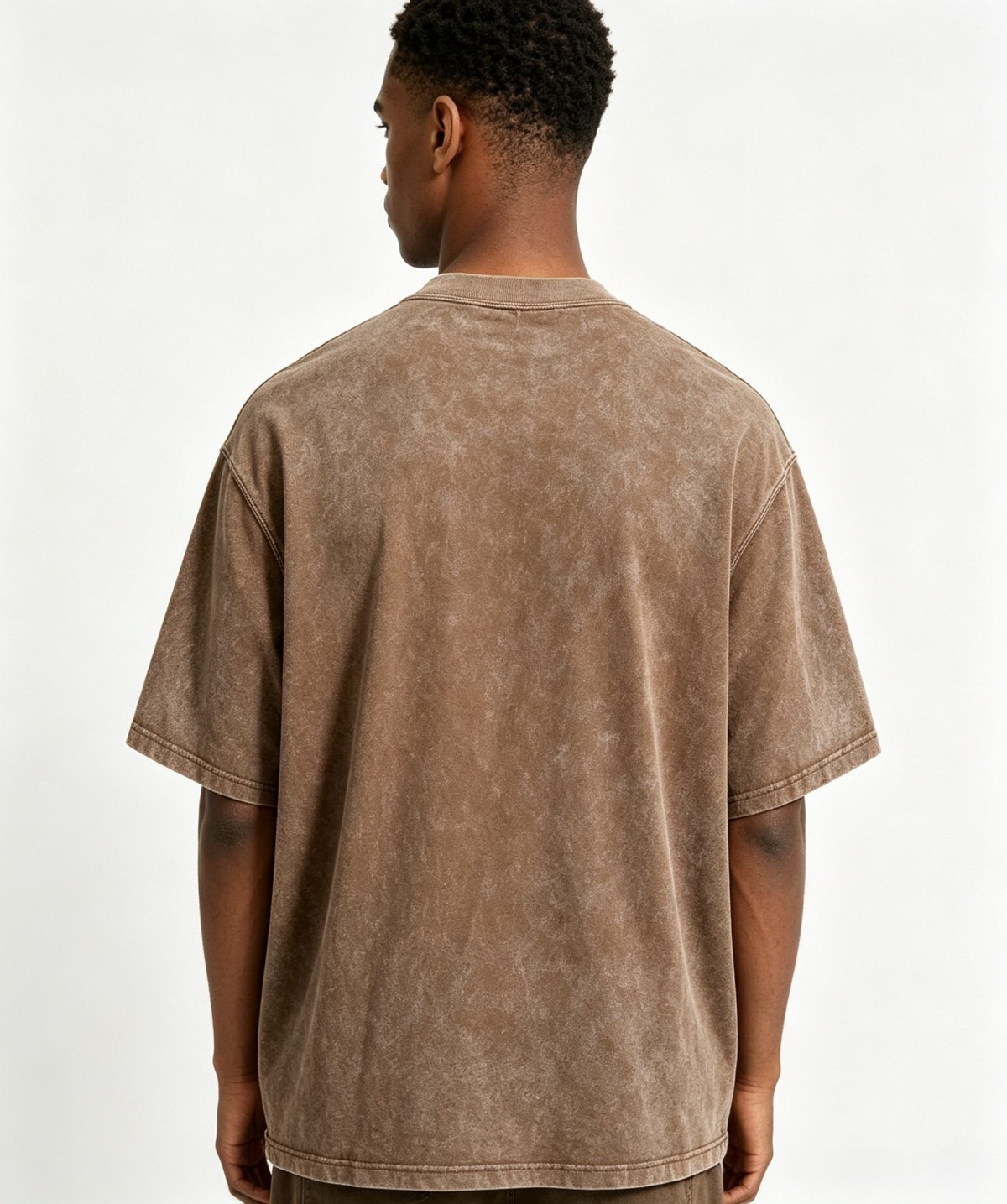 230G American Vintage Washed Drop Shoulder Oversized T-Shirt - Image 4