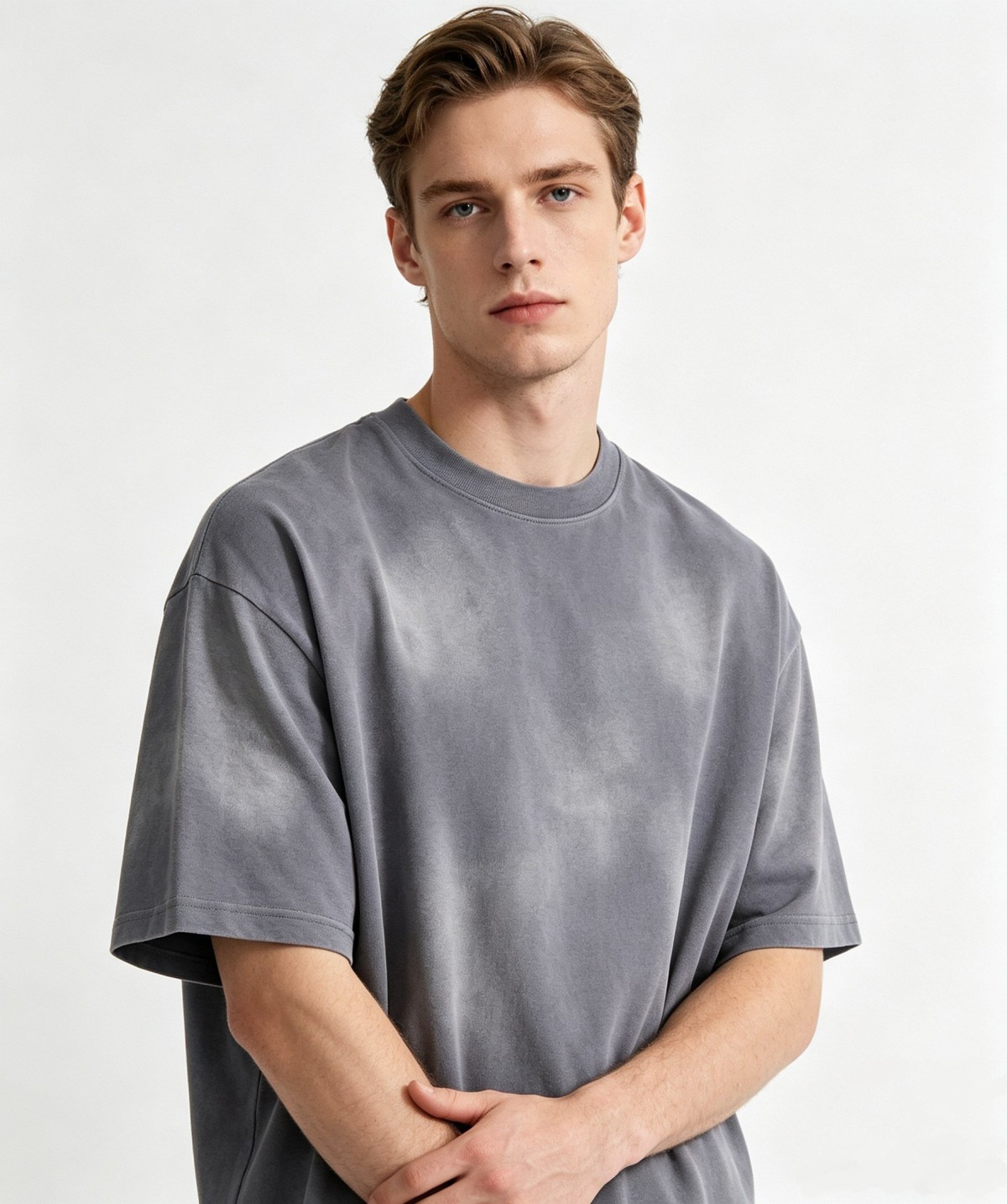 250G Monkey Wash drop shoudler t-shirt - Image 3
