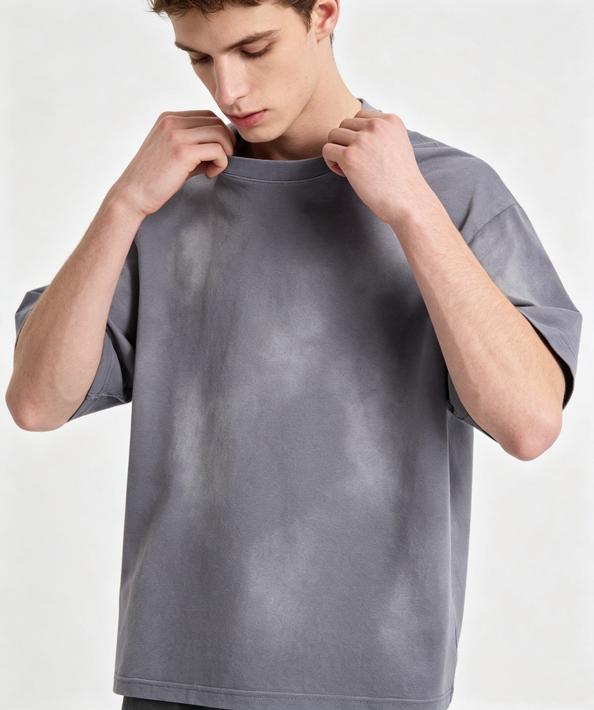 250G Monkey Wash drop shoudler t-shirt