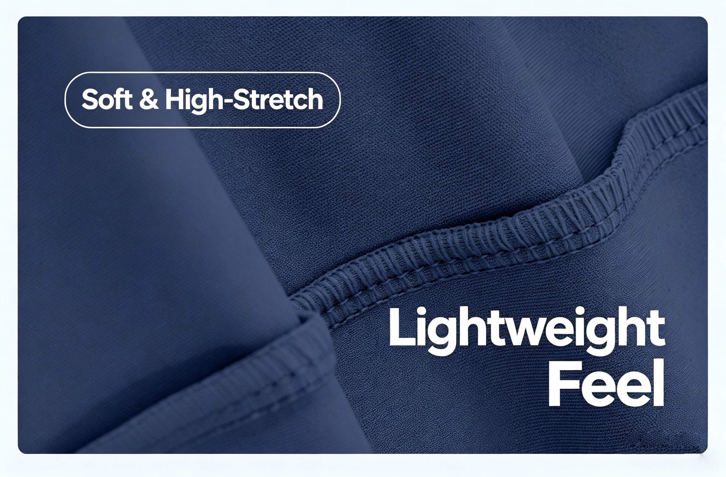 Butt Lifting Fake Two-Piece Pocket Yoga Leggings, Tight Sports Gym Running Pants - Image 7