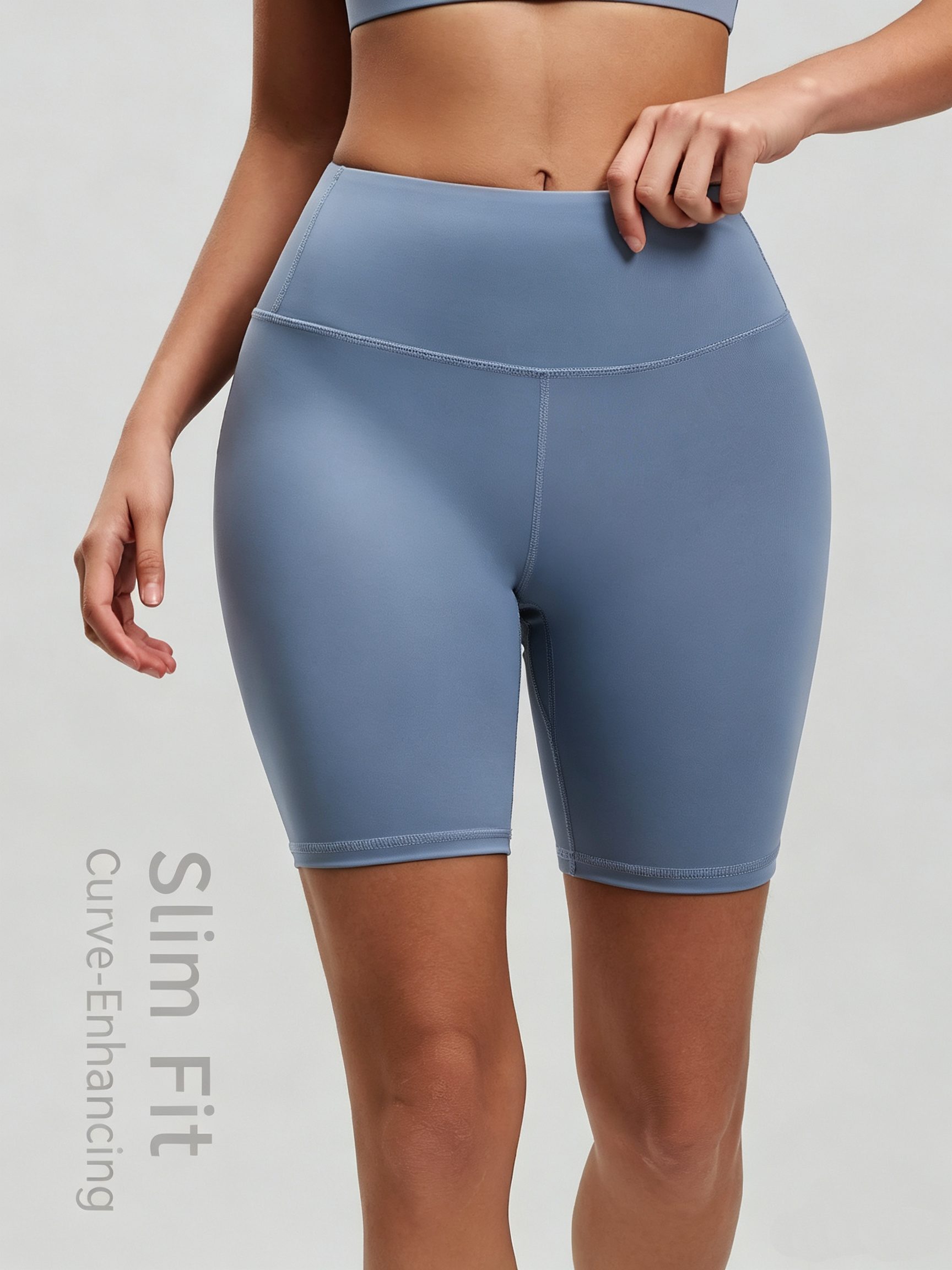 Women High‑Waist Butt‑Lifting 5‑Inch Yoga Shorts, Peach Butt High‑Stretch Tight Fitness Workout Shorts - Image 3